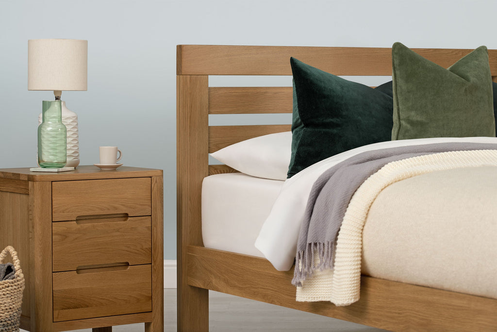 Goodwood Solid Natural Oak Bed Frame - 5ft King Size - The Oak Bed Store