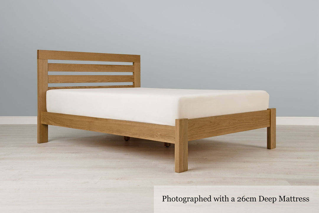 Goodwood Solid Natural Oak Bed Frame - 6ft Super King - The Oak Bed Store