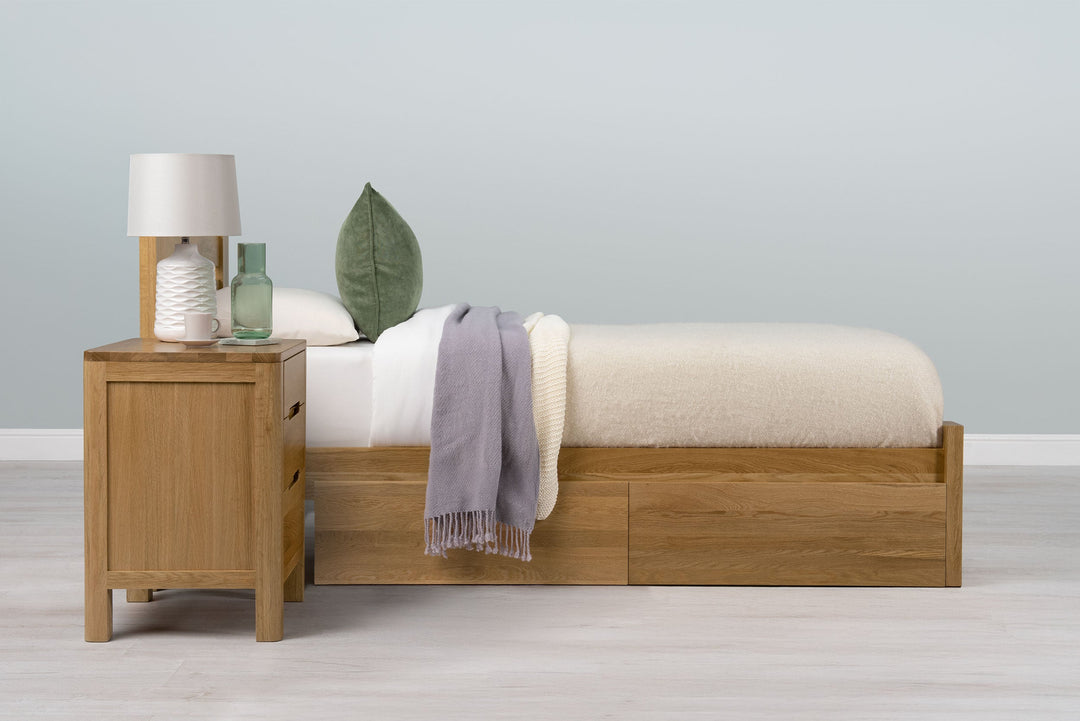 Goodwood Solid Natural Oak Bed Frame - 6ft Super King - The Oak Bed Store