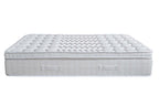 The Flow Drift Hybrid 2000 mattress side view with carry handles and quilted fabric finish