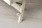 Heywood Soft White Solid Wood Guest Bed (Low Foot End) - 3ft Single - The Oak Bed Store