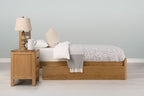 Kensington Solid Natural Oak Bed Frame - 3ft Single - The Oak Bed Store