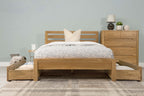 Kensington Solid Natural Oak Bed Frame - 4ft6 Double - The Oak Bed Store