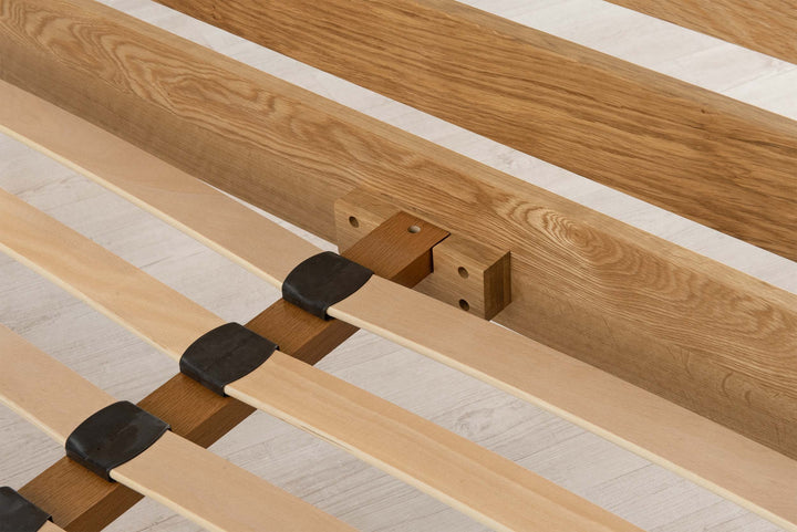 Kensington Solid Natural Oak Bed Frame - 4ft6 Double - The Oak Bed Store