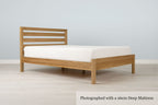 Kensington Solid Natural Oak Bed Frame - 6ft Super King - The Oak Bed Store