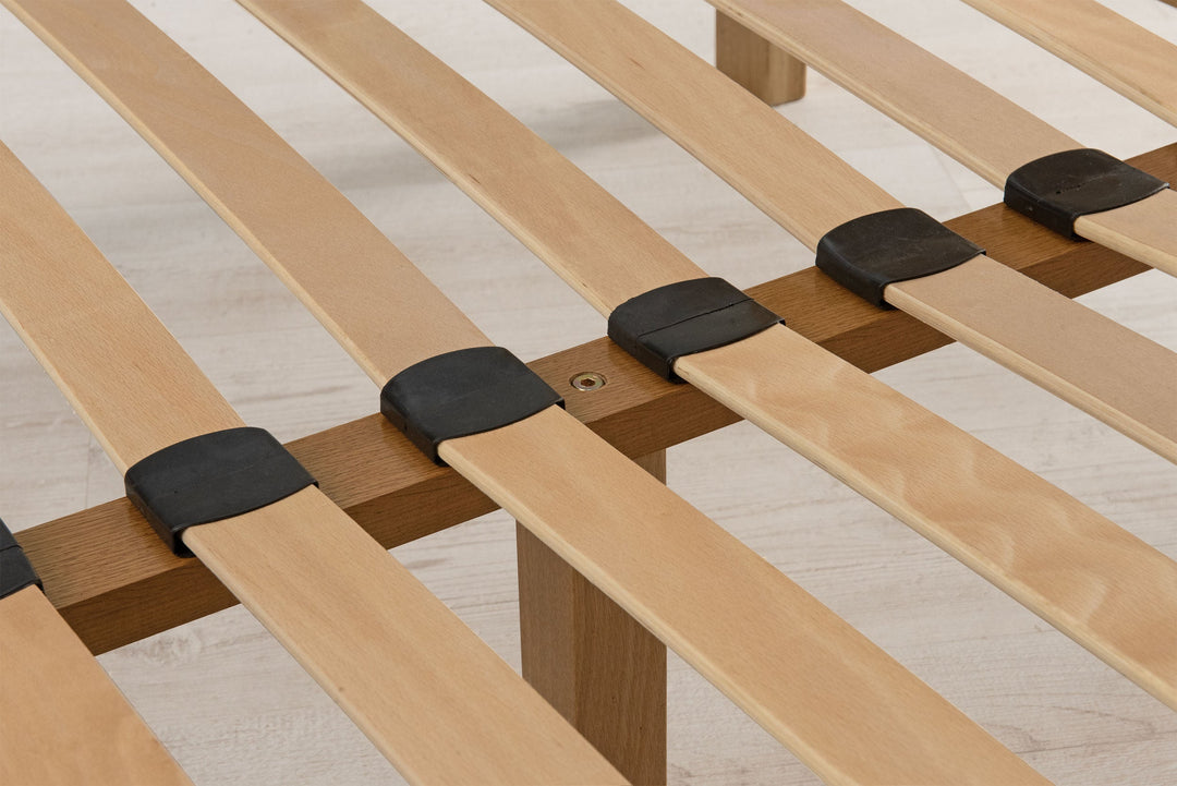 Kensington Solid Natural Oak Bed Frame - 6ft Super King - The Oak Bed Store