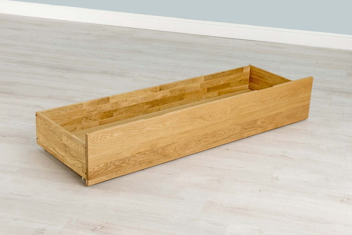 Large Natural Oak Under Bed Drawer - B GRADE (Set of 2) - The Oak Bed Store