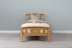 Royal Ascot Solid Natural Oak Bed Frame - 3ft Single - The Oak Bed Store