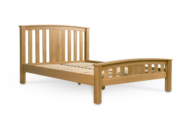 Royal Ascot Solid Natural Oak Bed Frame - 4ft6 Double - The Oak Bed Store