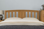 Royal Ascot Solid Natural Oak Bed Frame - 4ft6 Double - The Oak Bed Store