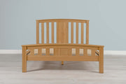 Royal Ascot Solid Natural Oak Bed Frame - 4ft6 Double - The Oak Bed Store