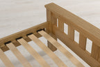 Royal Ascot Solid Natural Oak Bed Frame - 4ft6 Double - The Oak Bed Store