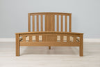 Royal Ascot Solid Natural Oak Bed Frame - 4ft6 Double - The Oak Bed Store