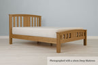 Royal Ascot Solid Natural Oak Bed Frame - 6ft Super King - The Oak Bed Store