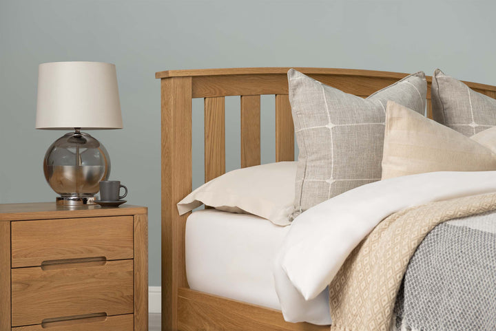 Royal Ascot Solid Natural Oak Bed Frame - 6ft Super King - The Oak Bed Store