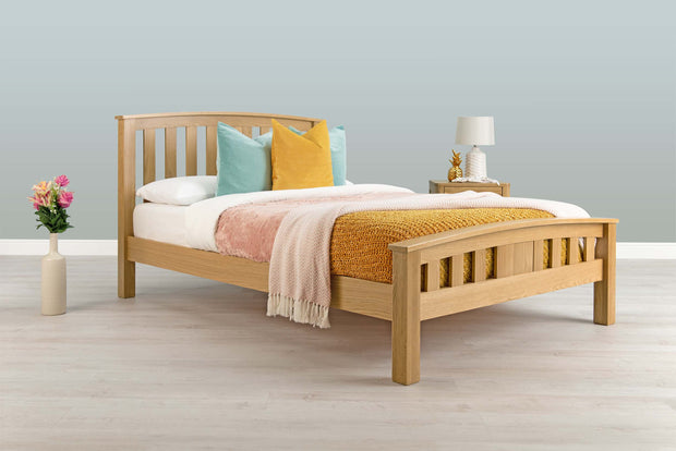 Royal Ascot Solid Natural Oak Bed Frame - 6ft Super King - The Oak Bed Store