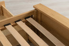 Royal Ascot Solid Natural Oak Storage Bed Frame - 6ft Super King - The Oak Bed Store