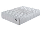 The Flow Drift Cloud 2000 mattress front angle view with quilted box top and deep comfort layers