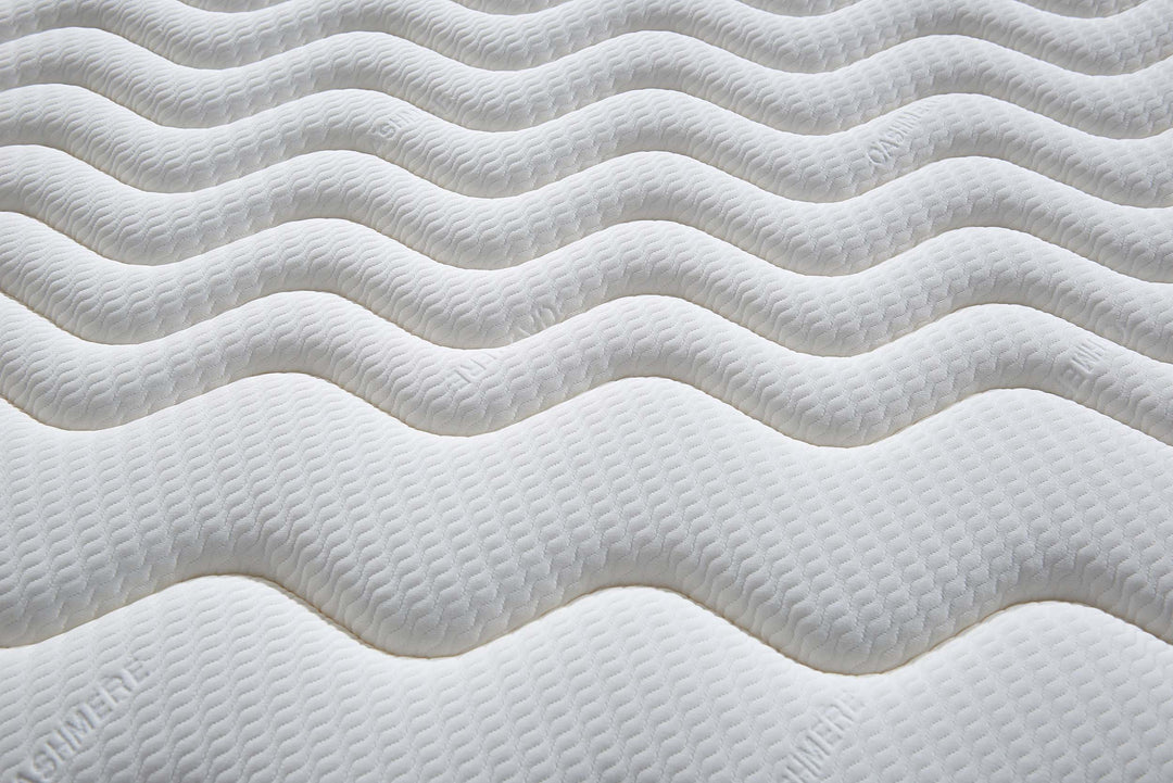 The Flow Drift Hybrid 2000 mattress top surface with quilted euro top and soft touch fabric