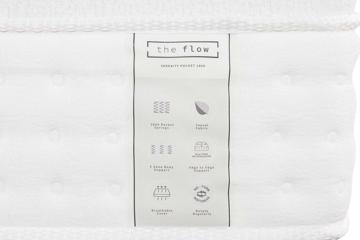 The Flow Serenity Pocket 2800 Mattress - The Oak Bed Store