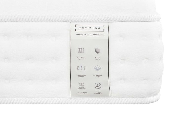 The Flow Tranquility Pocket Gel Memory 2800 Mattress - The Oak Bed Store