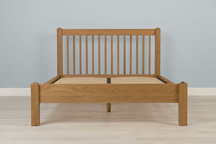 Trafalgar Solid Natural Oak Bed Frame - 4ft Small Double - The Oak Bed Store