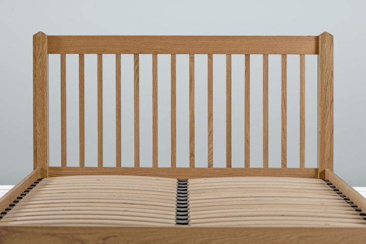 Trafalgar Solid Natural Oak Bed Frame - 4ft Small Double - The Oak Bed Store