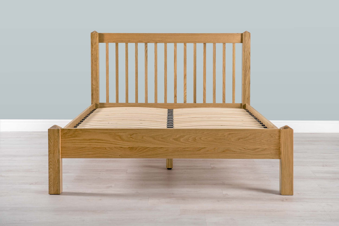 Trafalgar Solid Natural Oak Bed Frame - 4ft6 Double - The Oak Bed Store