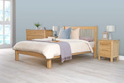 Trafalgar Solid Natural Oak Bed Frame - 4ft6 Double - The Oak Bed Store