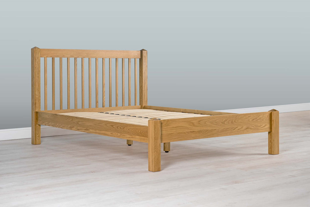 Trafalgar Solid Natural Oak Bed Frame - 4ft6 Double - The Oak Bed Store