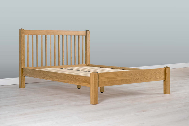 Trafalgar Solid Natural Oak Bed Frame - 4ft6 Double - The Oak Bed Store