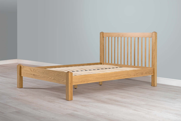 Trafalgar Solid Natural Oak Bed Frame - 4ft6 Double - The Oak Bed Store