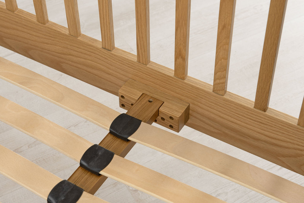 Trafalgar Solid Natural Oak Bed Frame - 5ft King Size - The Oak Bed Store