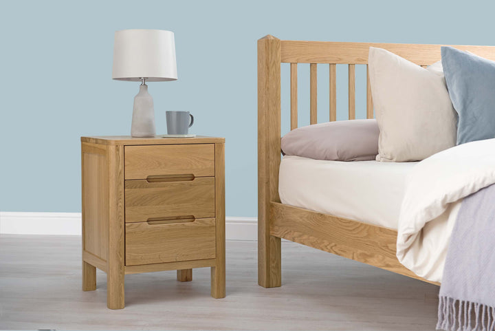 Trafalgar Solid Natural Oak Bed Frame - 6ft Super King - The Oak Bed Store