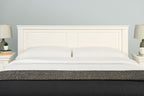 Westcott Soft White Solid Wood Storage Bed Frame - 5ft King Size - The Oak Bed Store