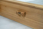 Wilmore Solid Natural Oak Ottoman Storage Bed Frame - 6ft Super King - The Oak Bed Store