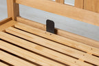 Wilmore Solid Natural Oak Ottoman Storage Bed Frame - 6ft Super King - The Oak Bed Store