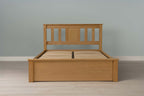Wimbledon Solid Natural Oak Storage Bed Frame - 5ft King Size - The Oak Bed Store