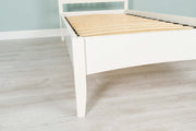 Camden Soft White Wooden Bed Frame - 3ft Single