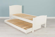 Albany Soft White Solid Wood Guest Bed - 3ft Single - The Oak Bed Store
