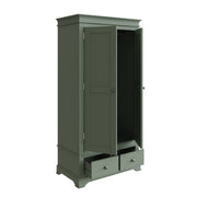 Brampton 2 Door 2 Drawer Double Wardrobe - The Oak Bed Store