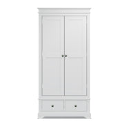 Brampton 2 Door 2 Drawer Double Wardrobe - The Oak Bed Store