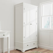 Brampton 2 Door 2 Drawer Double Wardrobe - The Oak Bed Store