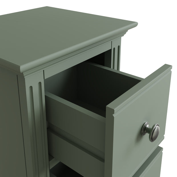 Brampton 2 Drawer Small Bedside Table - The Oak Bed Store