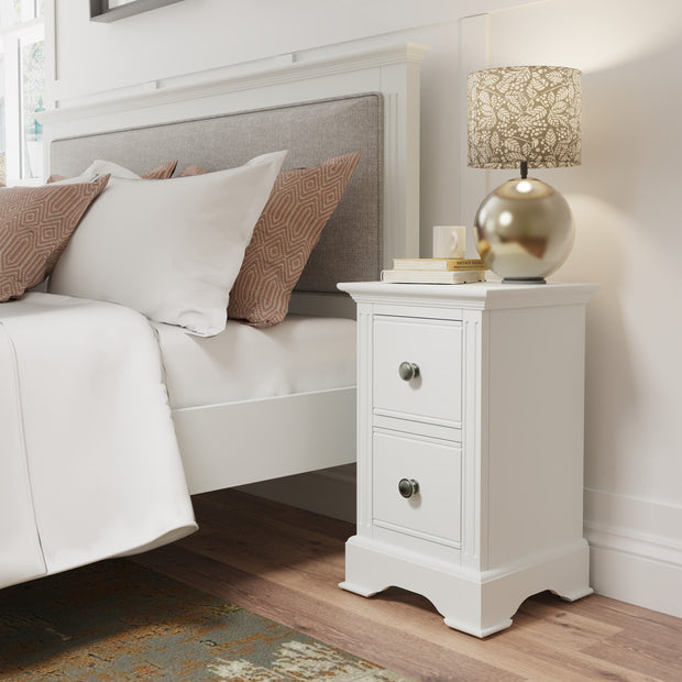 Brampton 2 Drawer Small Bedside Table - The Oak Bed Store