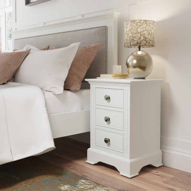 Brampton 3 Drawer Large Bedside Table - The Oak Bed Store