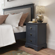 Brampton 3 Drawer Large Bedside Table - The Oak Bed Store
