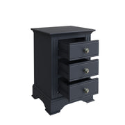 Brampton 3 Drawer Large Bedside Table - The Oak Bed Store