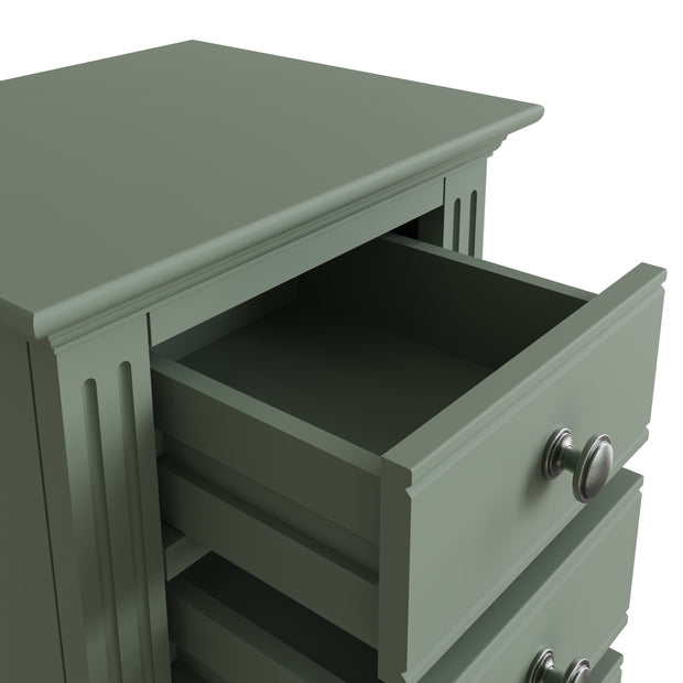 Brampton 3 Drawer Large Bedside Table - The Oak Bed Store