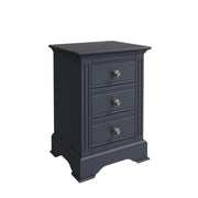 Brampton 3 Drawer Large Bedside Table - The Oak Bed Store